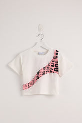Curvy Line White T-shirt